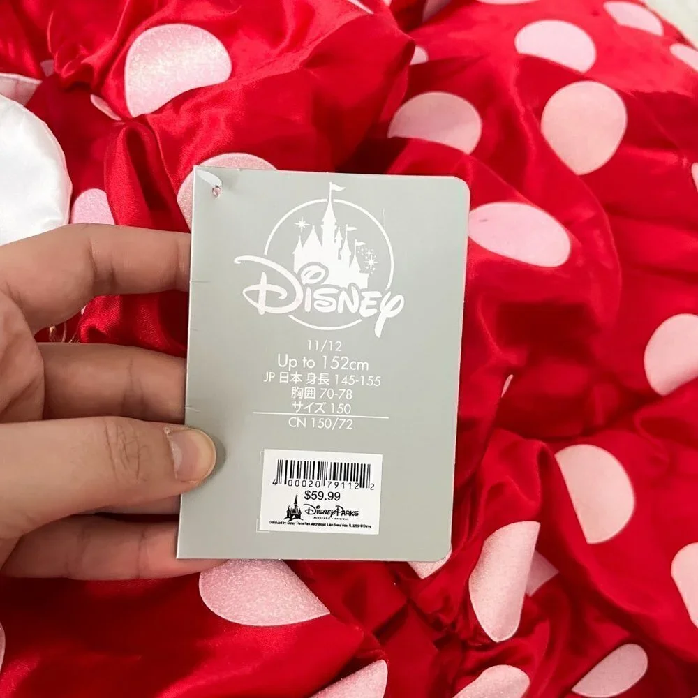 NWT Disney Parks Minnie Mouse Costume in Size 11-12
